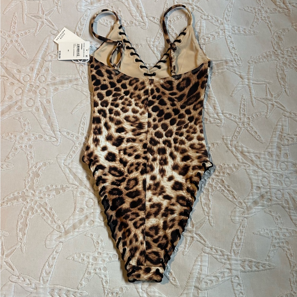 Good American Leopard print One Piece - Picture 3 of 4